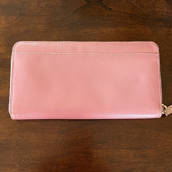 Kate Spade Pink Cedar Street Desserts Chocolates Continental Lacey Zip Wallet - Picture 2 of 8